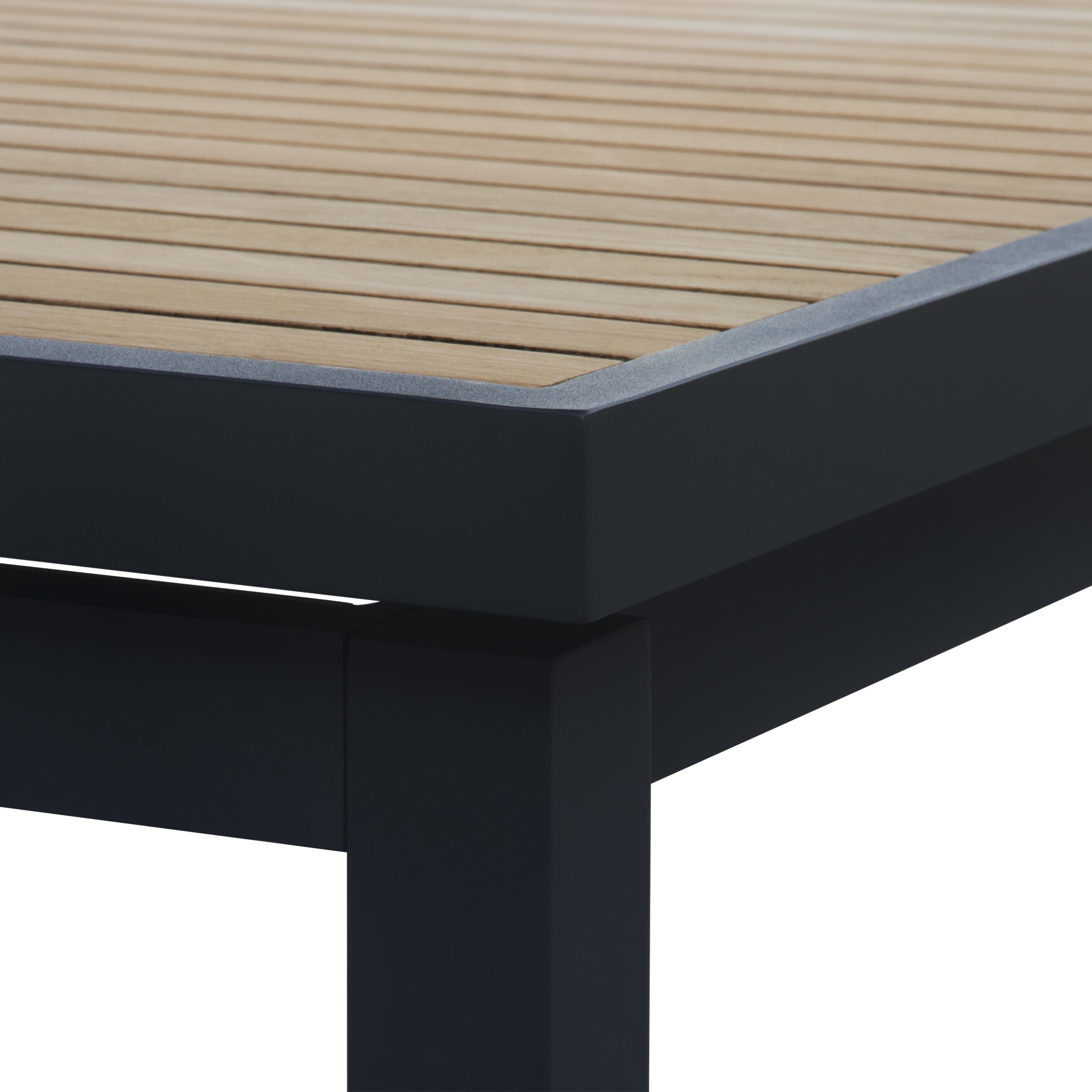 HIGOLD Heck extendable outdoor dining table changing from 118 to 134 inches