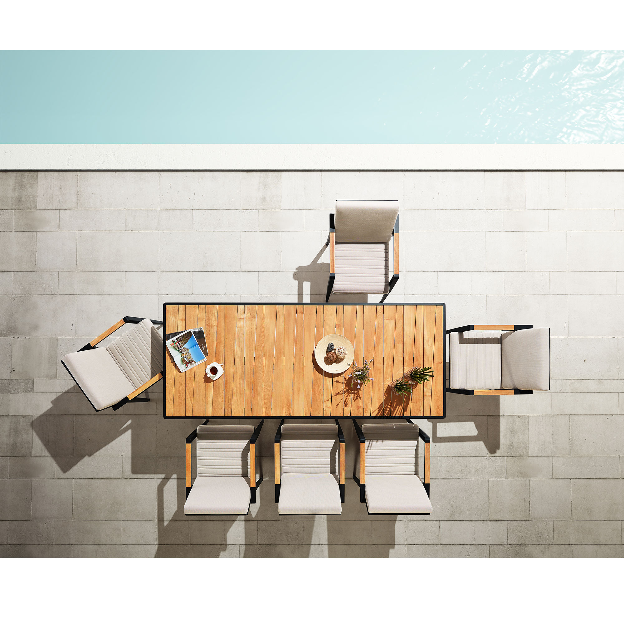 HIGOLD Emoti Outdoor Dining Set For 8 Person - Series 6977