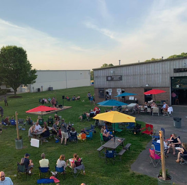 Hewn Spirits' Distilling and Bucks County Brewery's shared outdoor location in Pipersville, PA