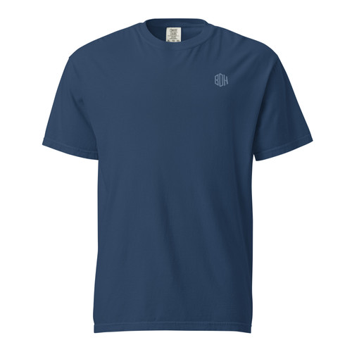 The Navy Embroidered Tee | Be Do Have Official