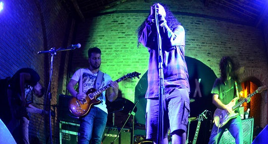 Apresentação da banda Garden e sua performance da banda norte-americana Pearl Jam. Foto: Sombra Maceió