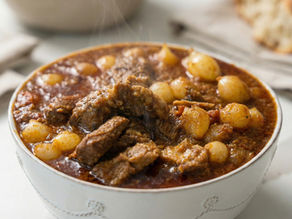 Greek Beef & Onion Stew