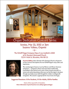 organ dedication series poster