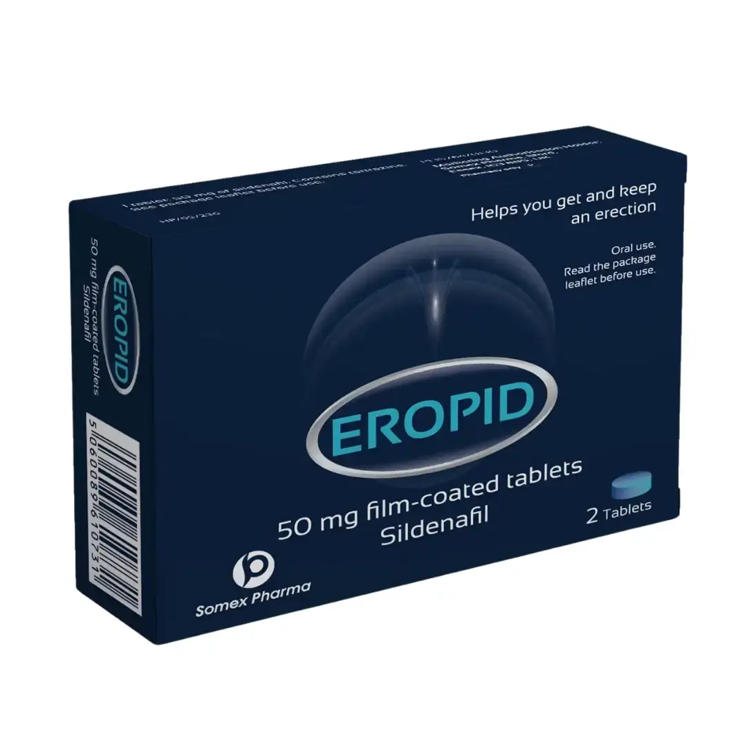 Eropid (Sildenafil) 50mg 2 Tablets