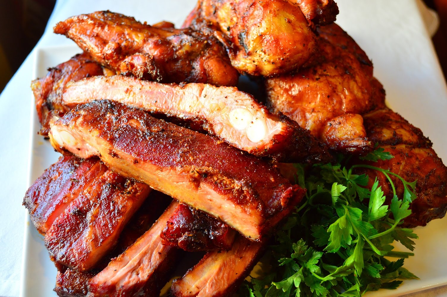 Arranged Food and Objects