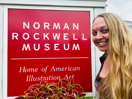 Rebecca Rose The Norman Rockwell Museum NFT - Digital Collage Artist - Fine Art Animation