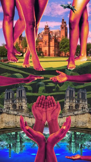 This Side of Paradise - Rebecca Rose Art Digital Collage 
Artist Early SuperRare Fine New Media Crypto SuperRare Foundation Known Origin NFT - 2022