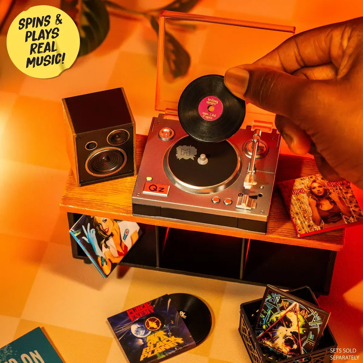 Real Music Blind 4-Pack Mini Playable Vinyl Records