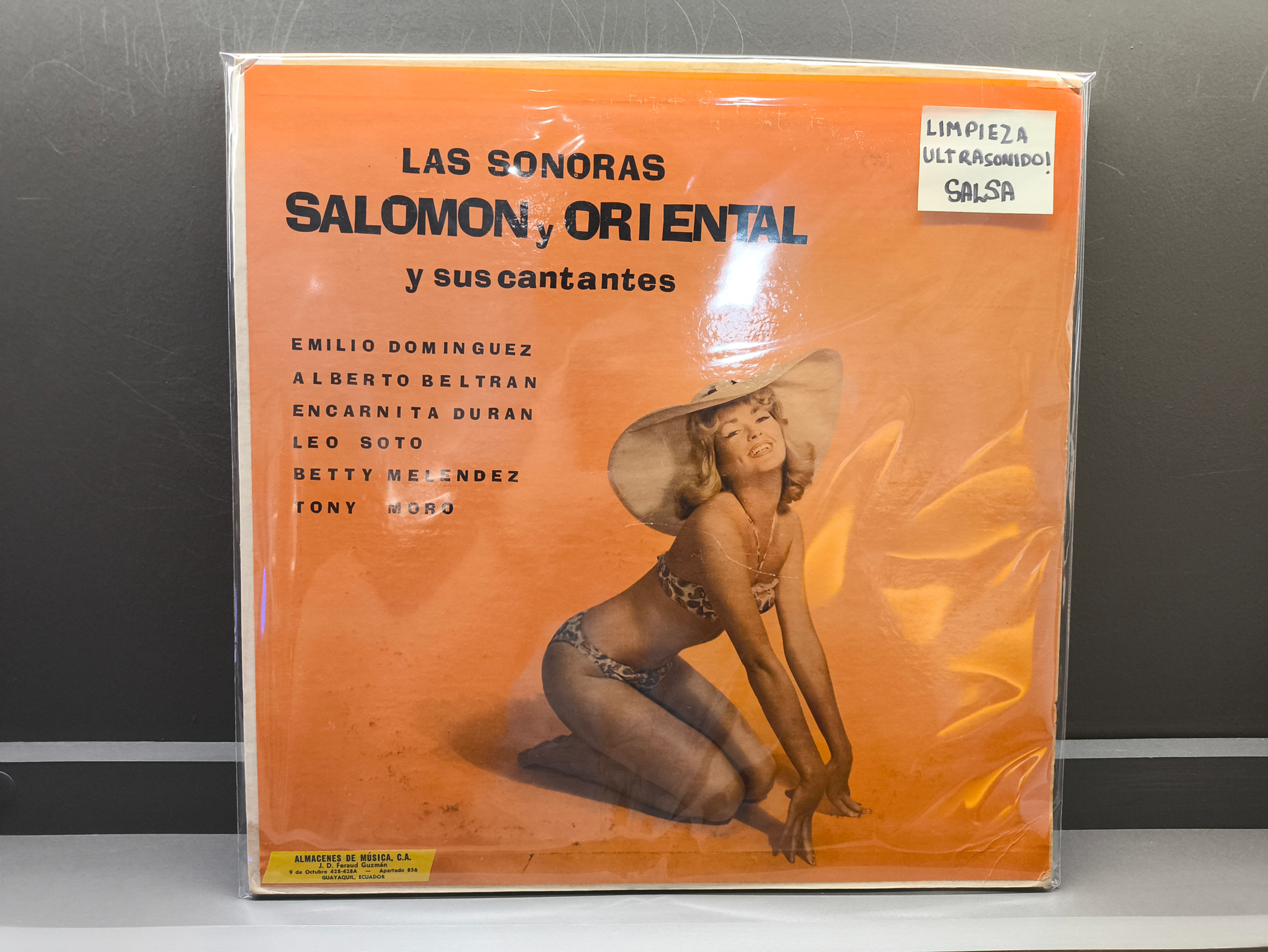 Las Sonoras Salomón Y Oriental Y Sus Cantantes Vinilo Segunda Mano 