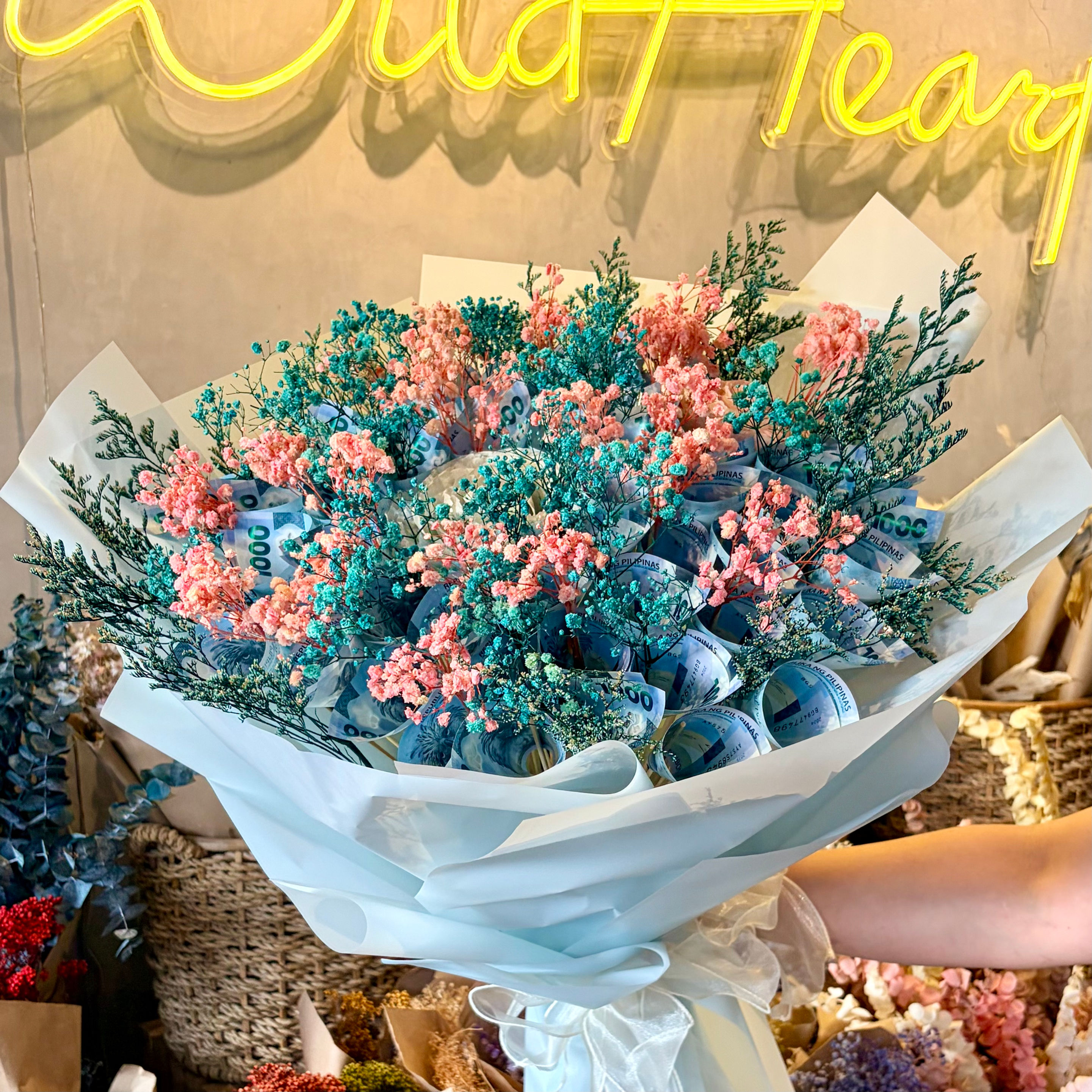₱50,000 Money Bouquet (50 Bills)