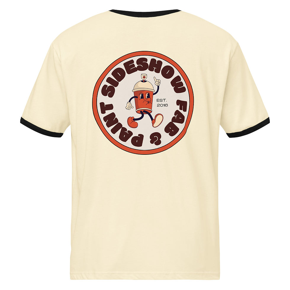 Unisex Retro Rattle Can ringer t-shirt