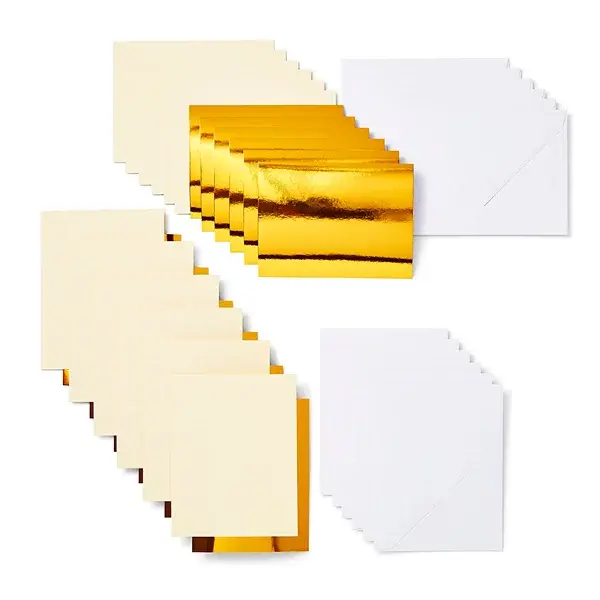 Miniatura: Tarjetas Cricut Joy Crema Dorado Holografico