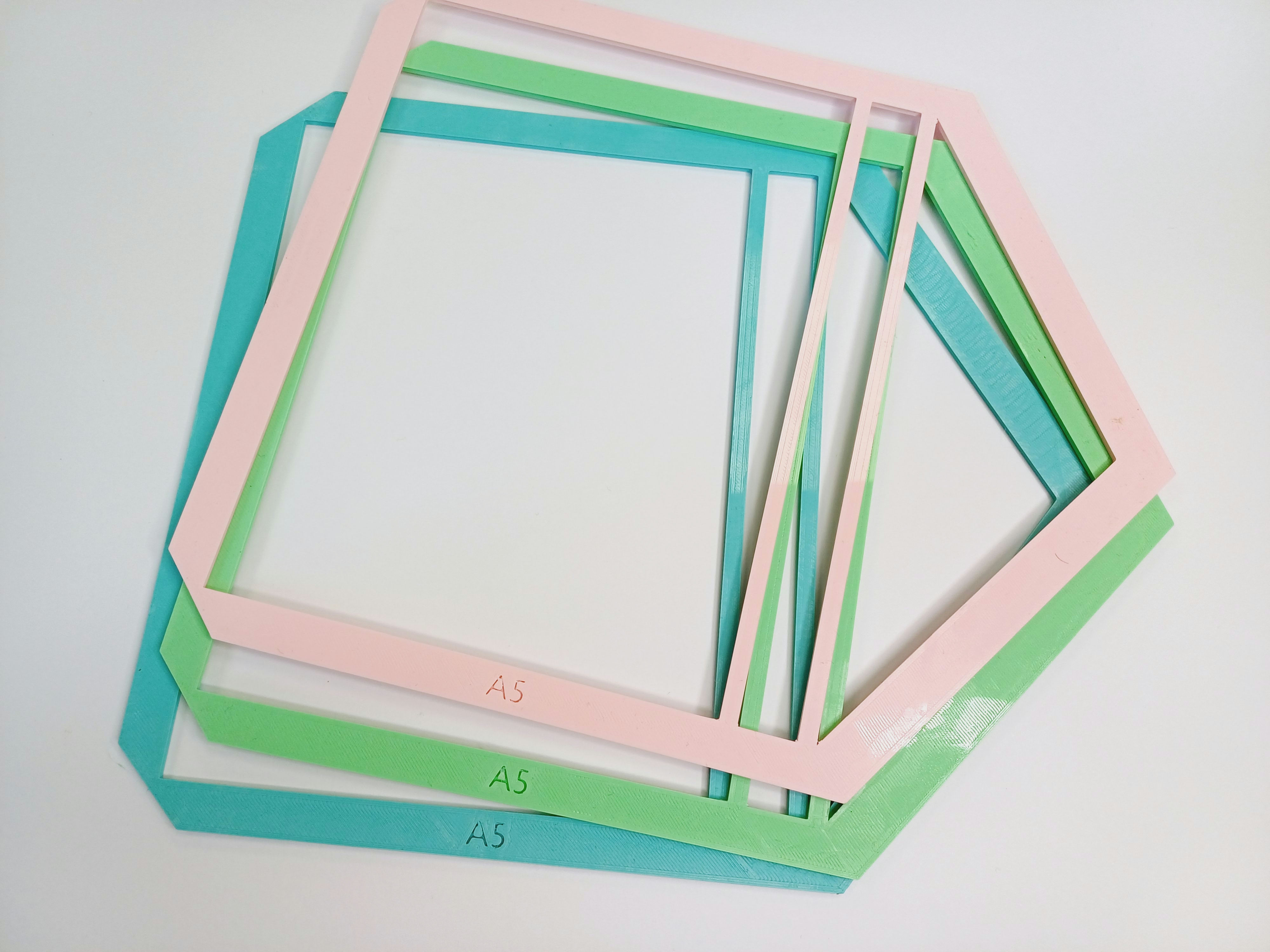 Marco encuadernación para tapa Agenda A5 con Solapa Triangular 