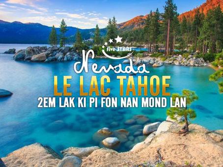 Lak Tahoe, nan vil Nevada etazini.
