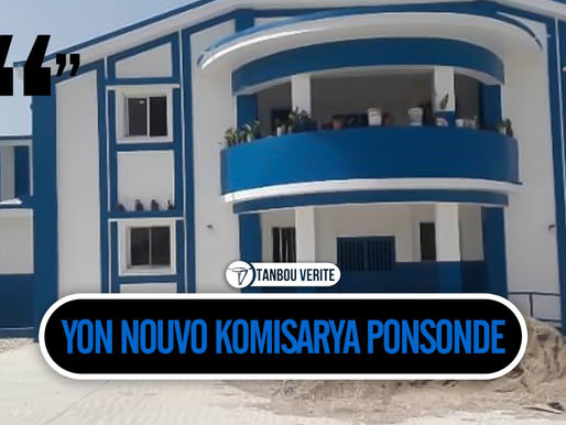 Konstriksyon sou komisarya nan Ponsonde fini