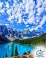 Lak Moraine nan peyi kanada