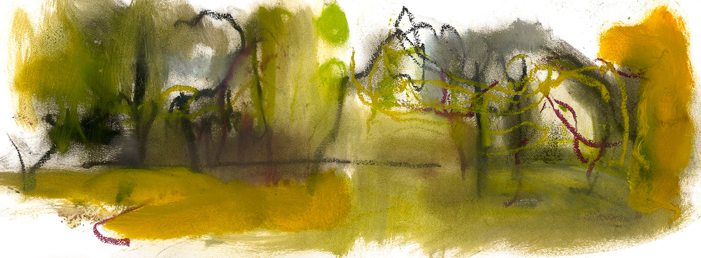 Indian Yellow Landscape
