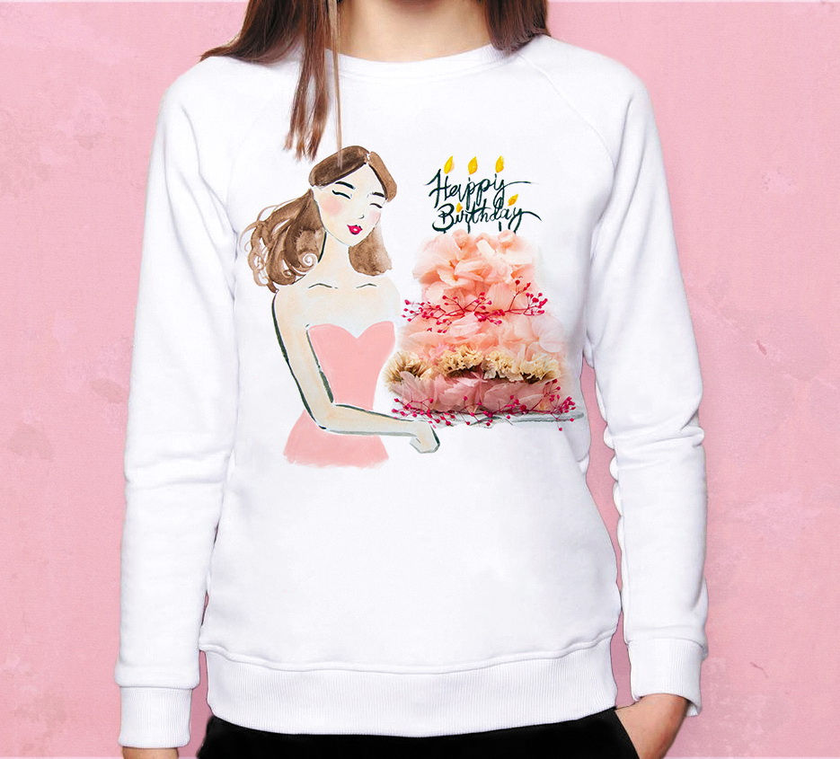 Свитшот С Днём Рождения!