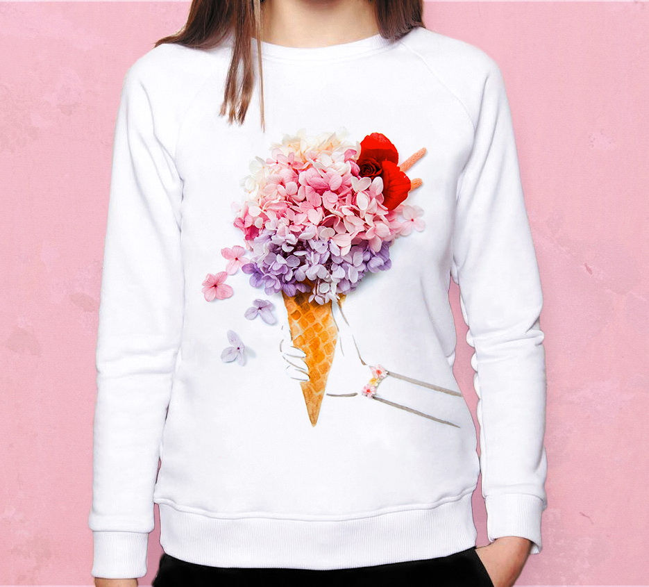 Свитшот Цветочный рожок