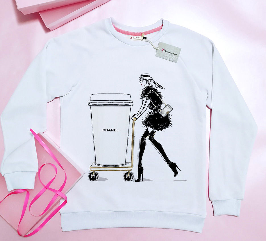 Свитшот CHANEL coffe