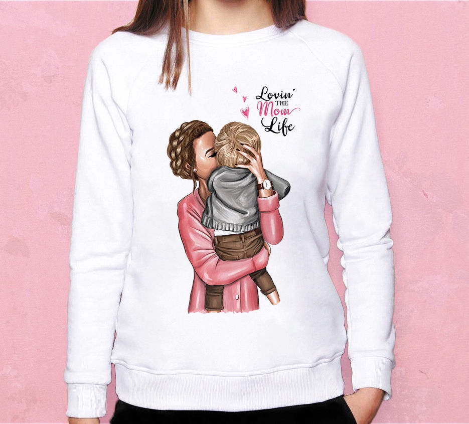 Свитшот Любовь это жизнь мамы