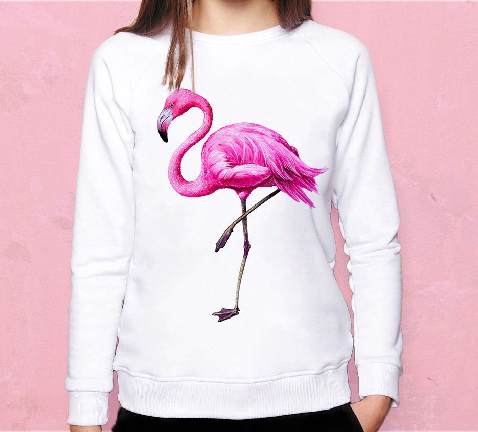 Свитшот Розовый фламинго