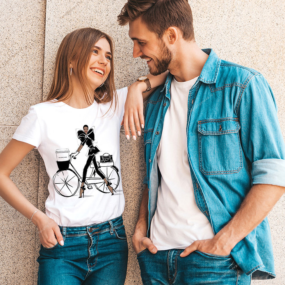 Футболка с надписью BALENCIAGA