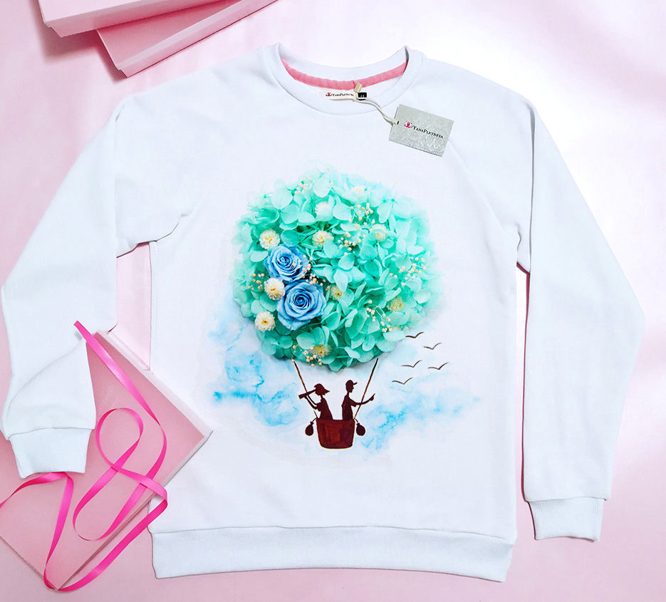 Свитшот На воздушном шаре