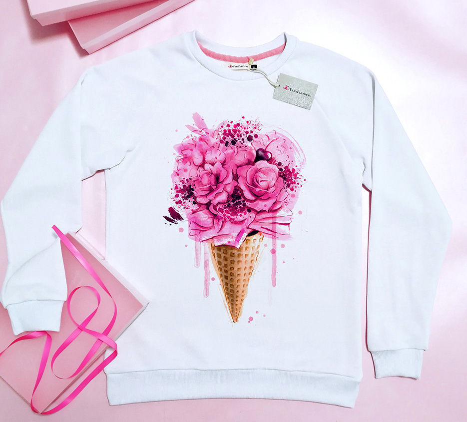 Свитшот Цветочный рожок