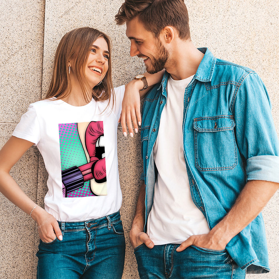 Футболка женская Помада