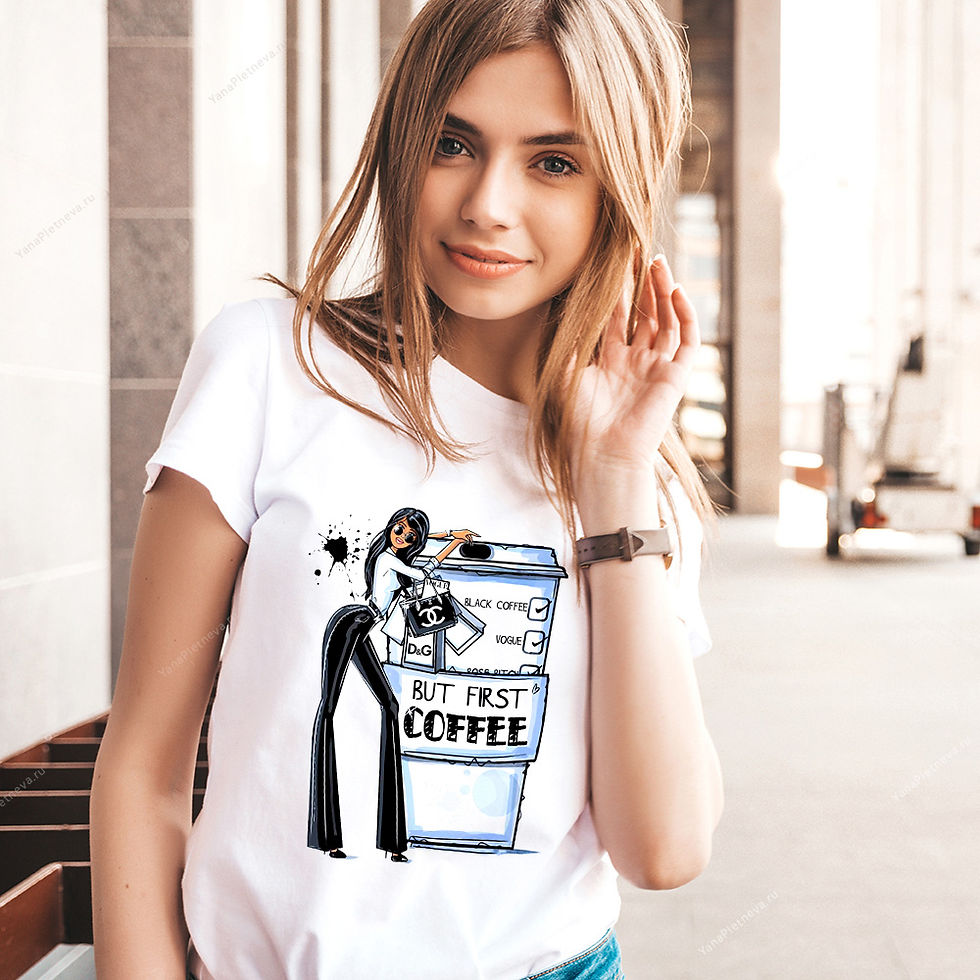 Футболка Первый кофе