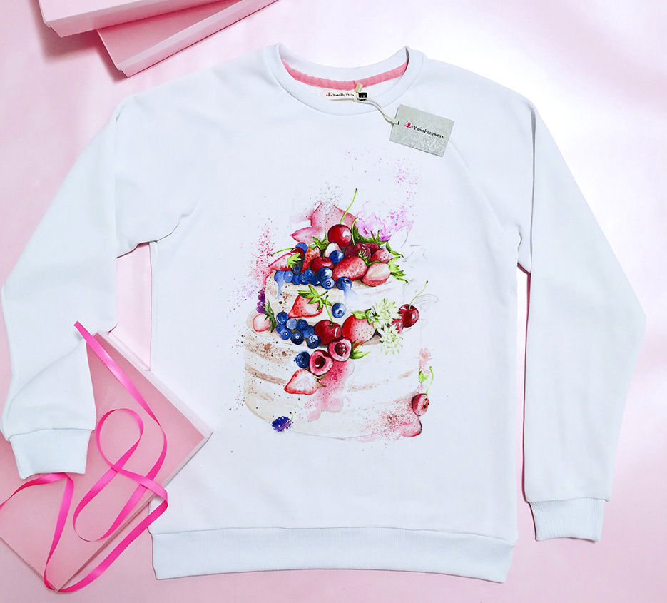 Свитшот Фруктовый торт