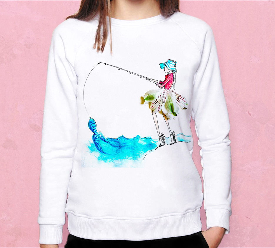 Свитшот На рыбалке