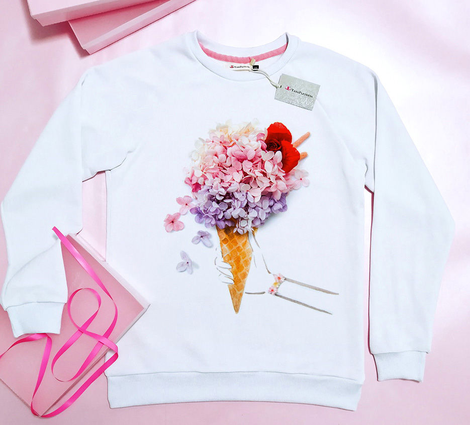 Свитшот Цветочный рожок