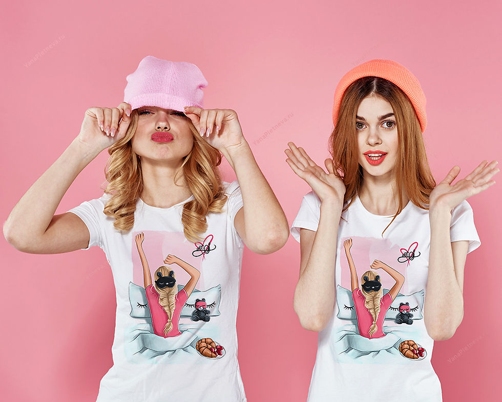 Футболка женская с принтом Доброе утро