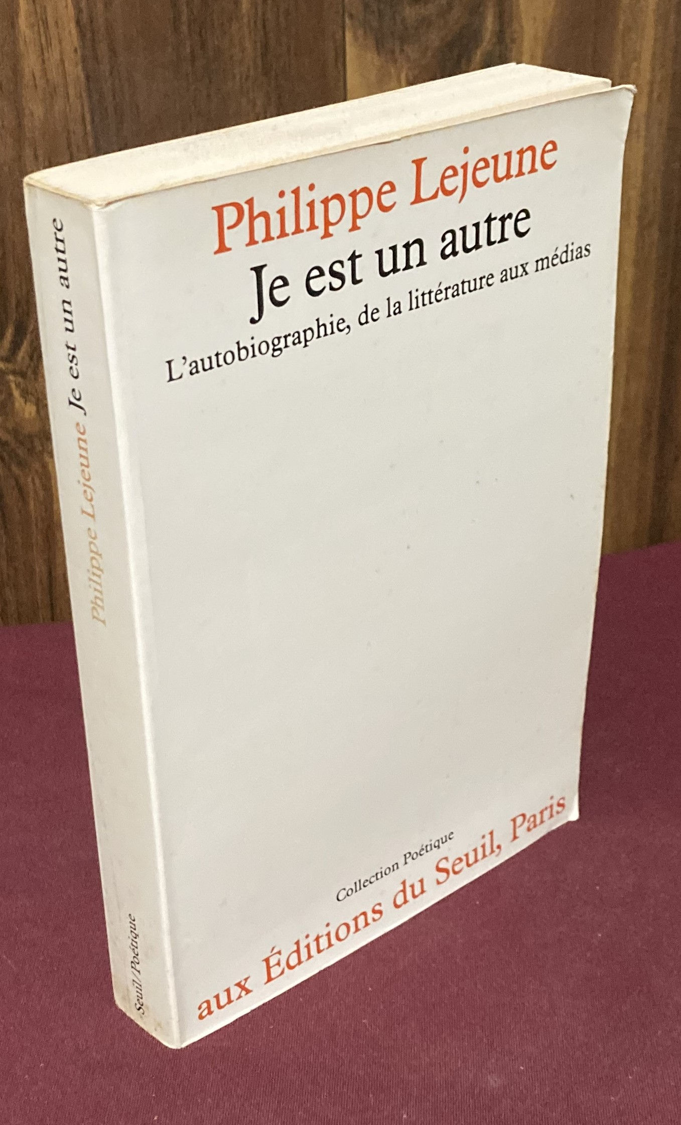Je est un autre: l'autobiographie de la littérature aux médias