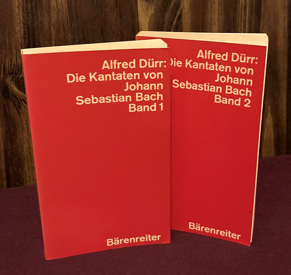 Die Kantaten von Johann Sebastian Bach