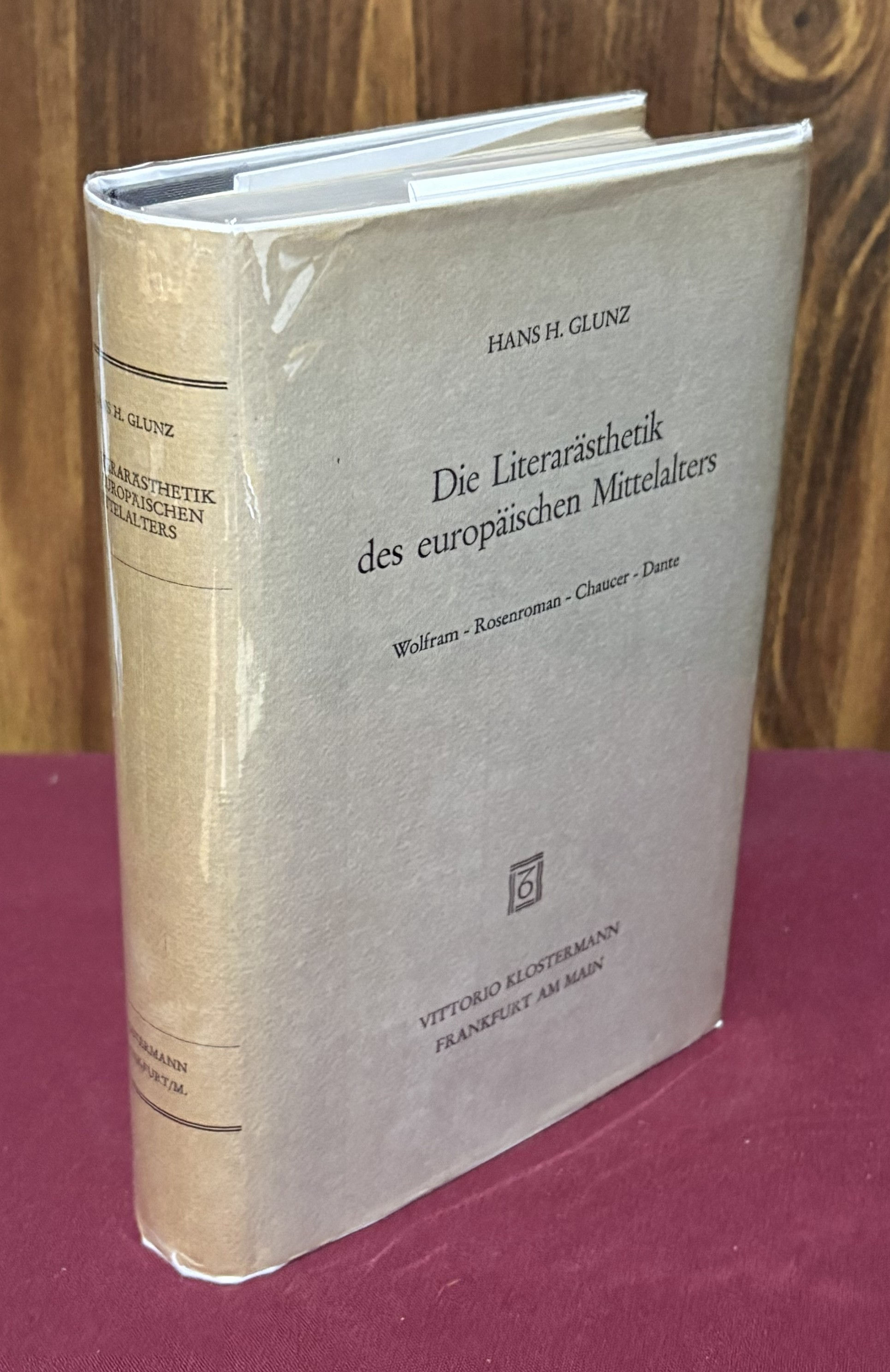 Die Literaturästhetik des europäischen Mittelalters