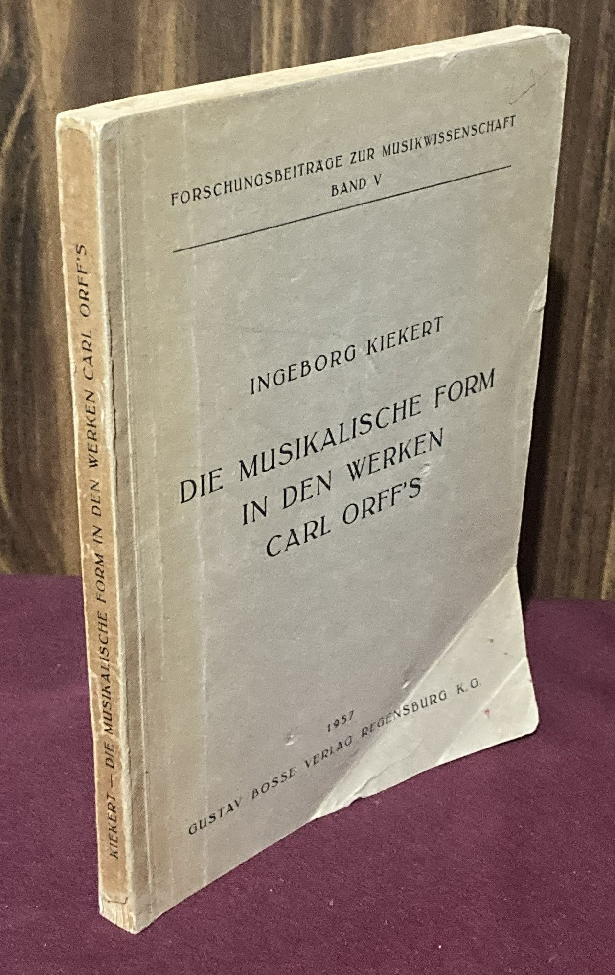 Die musikalische Form in den Werken Carl Orff's