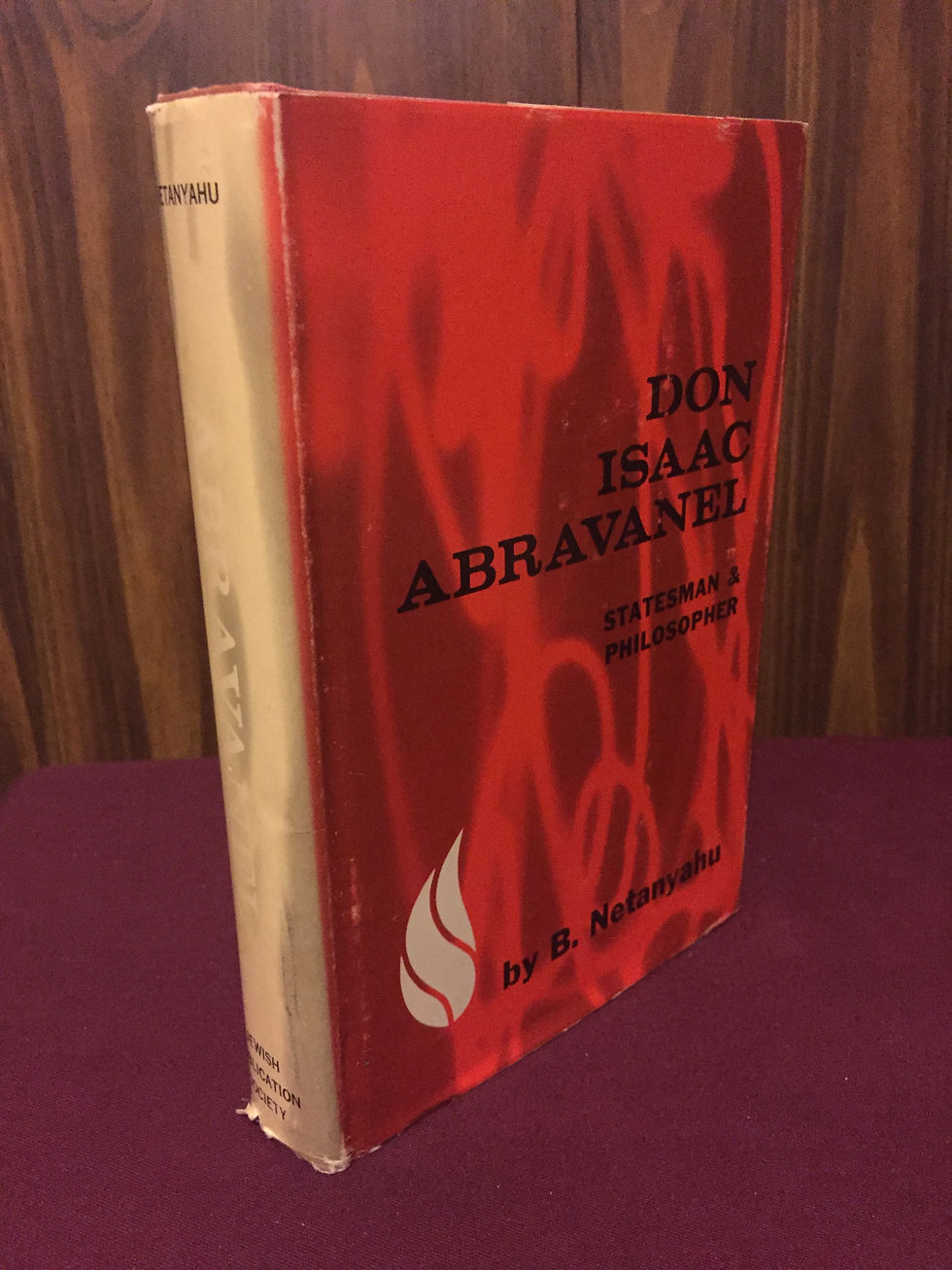 Don Isaac Abravanel: Statesman & Philosopher