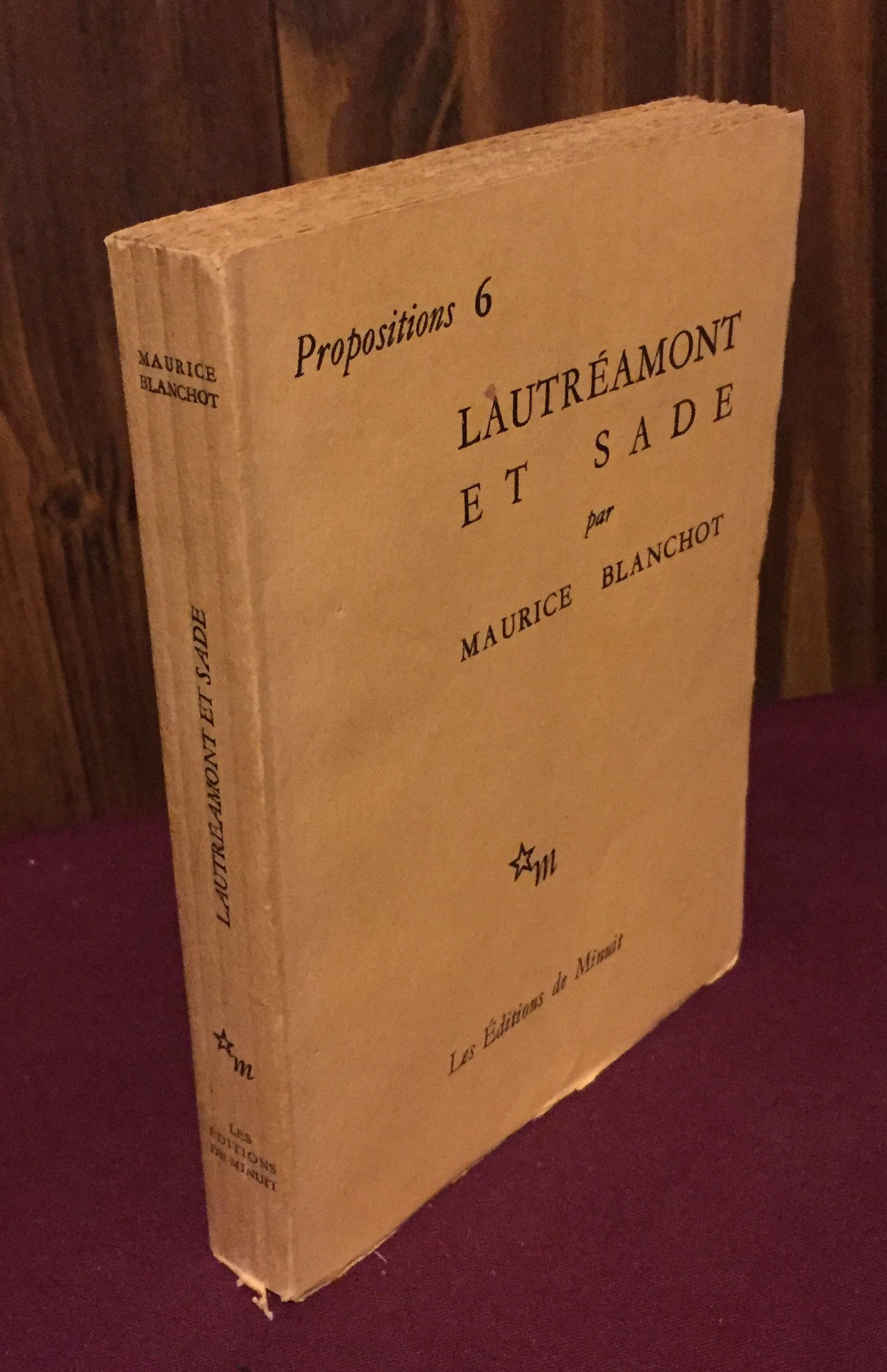 Lautréamont et Sade
