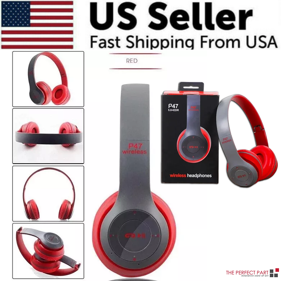 Miniatura: Wireless Bluetooth 5.0 Headphones Headset Over-Ear FM Radio MIC Foldable TF Card