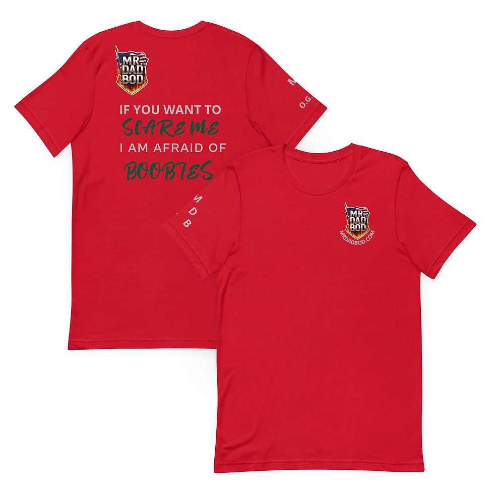 Thumbnail: AFRAID OF BOOBIES TSHIRT