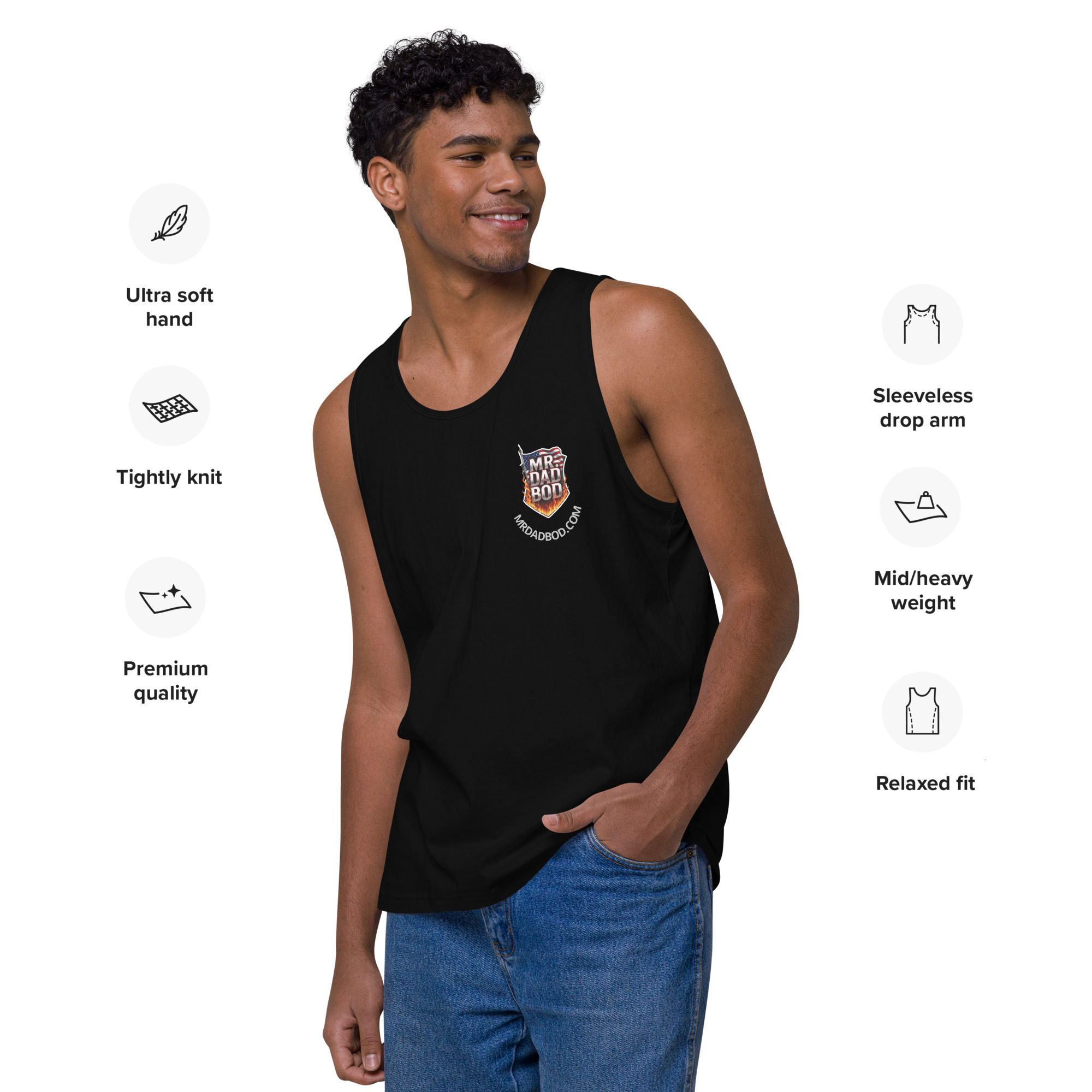 AFRAID OF BOOBIES TANK