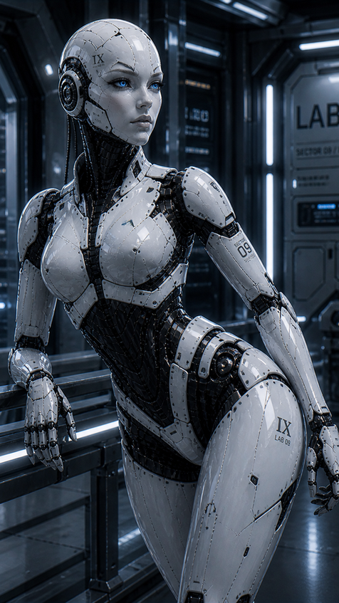 sci fi female android