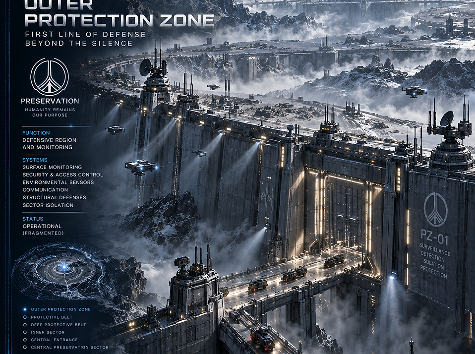 Inner Sector of Preservation containing highly protected infrastructure located beyond the primary defensive and isolation layers.