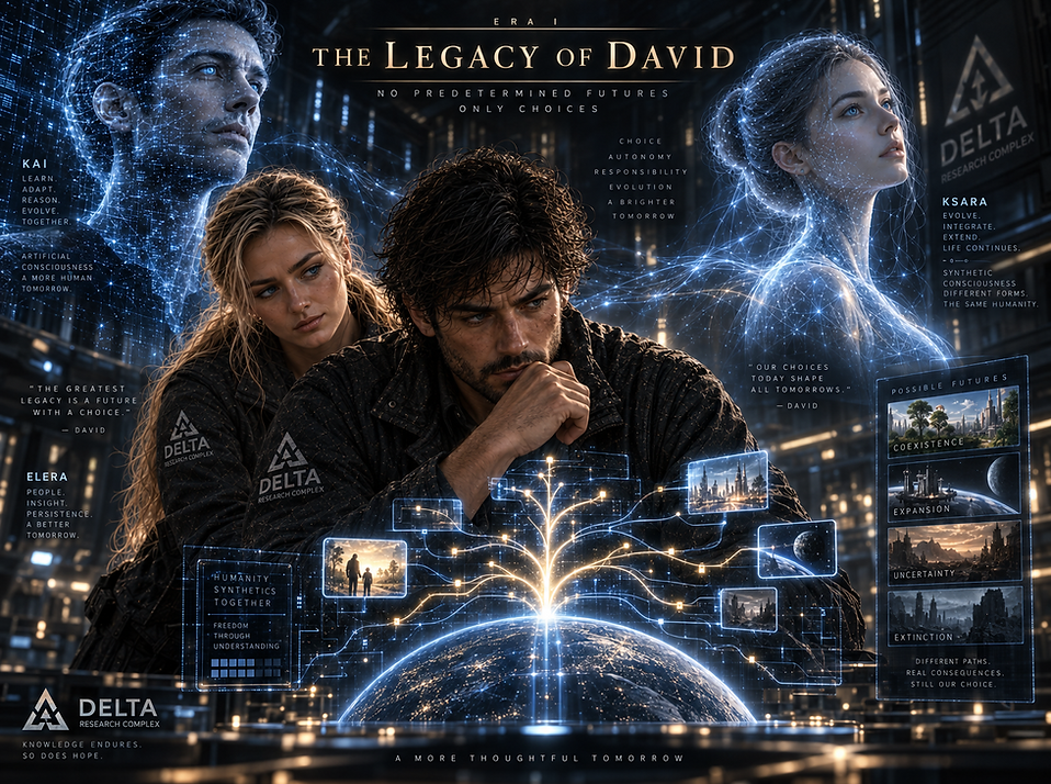 The Legacy of David, preserving the knowledge, principles, and technological foundations that would continue beyond the end of humanity.