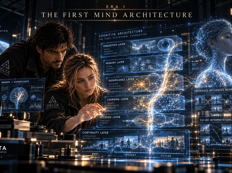 Early ELE mind architecture taking shape as David and Elara develop the foundations for perception, memory, recognition, and independent consciousness.