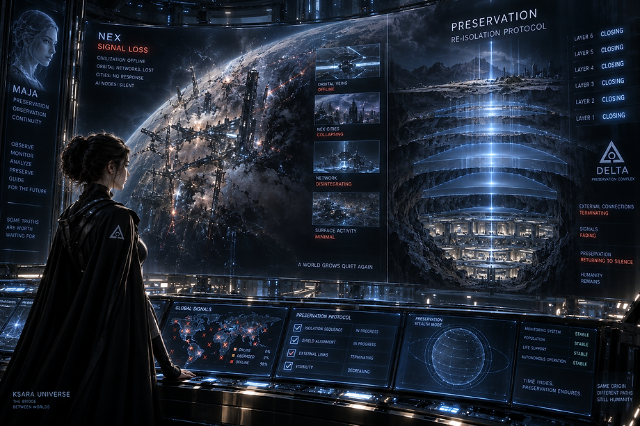 The return of Nullis threatens Preservation as humanity faces another devastating disappearance in the Ksara Universe.