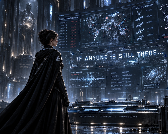 The last message connecting Ksara, Maja, and the forgotten remnants of humanity across the depths of the synthetic world.